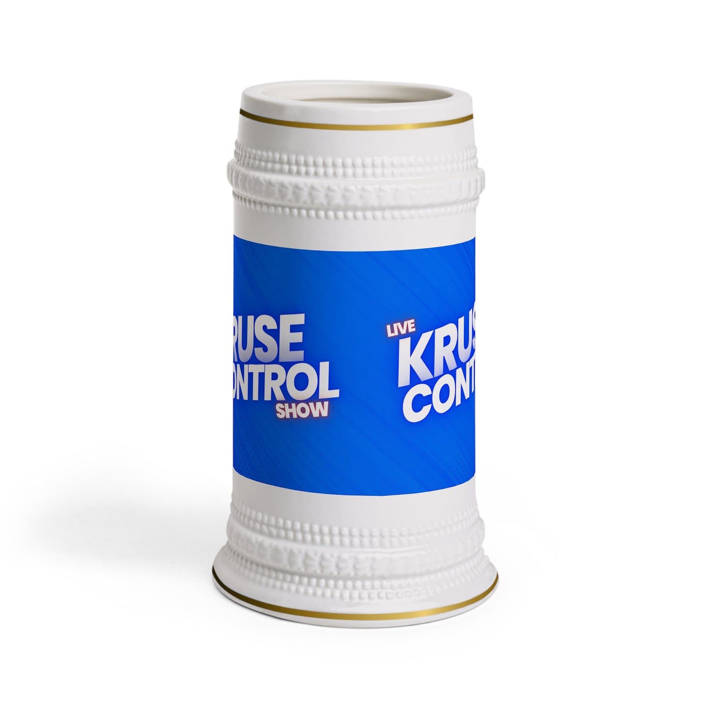 Kruse Control Show Beer Stein Mug, Custom Beer Stein, Live Show Mug, Gift for Beer Lovers, Barware Collectible