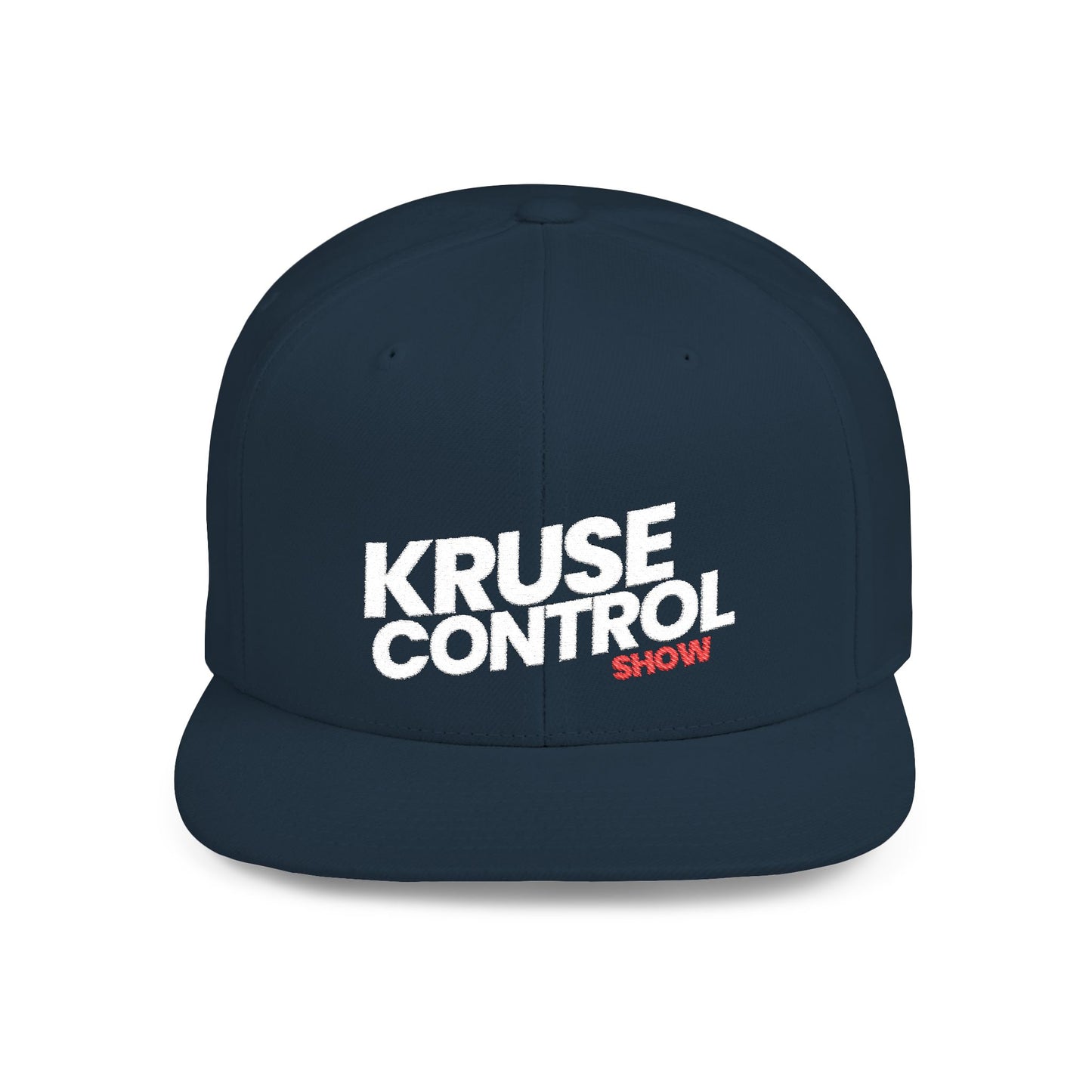 Snapback Hat — Kruse Control Show Logo Flat Bill Cap