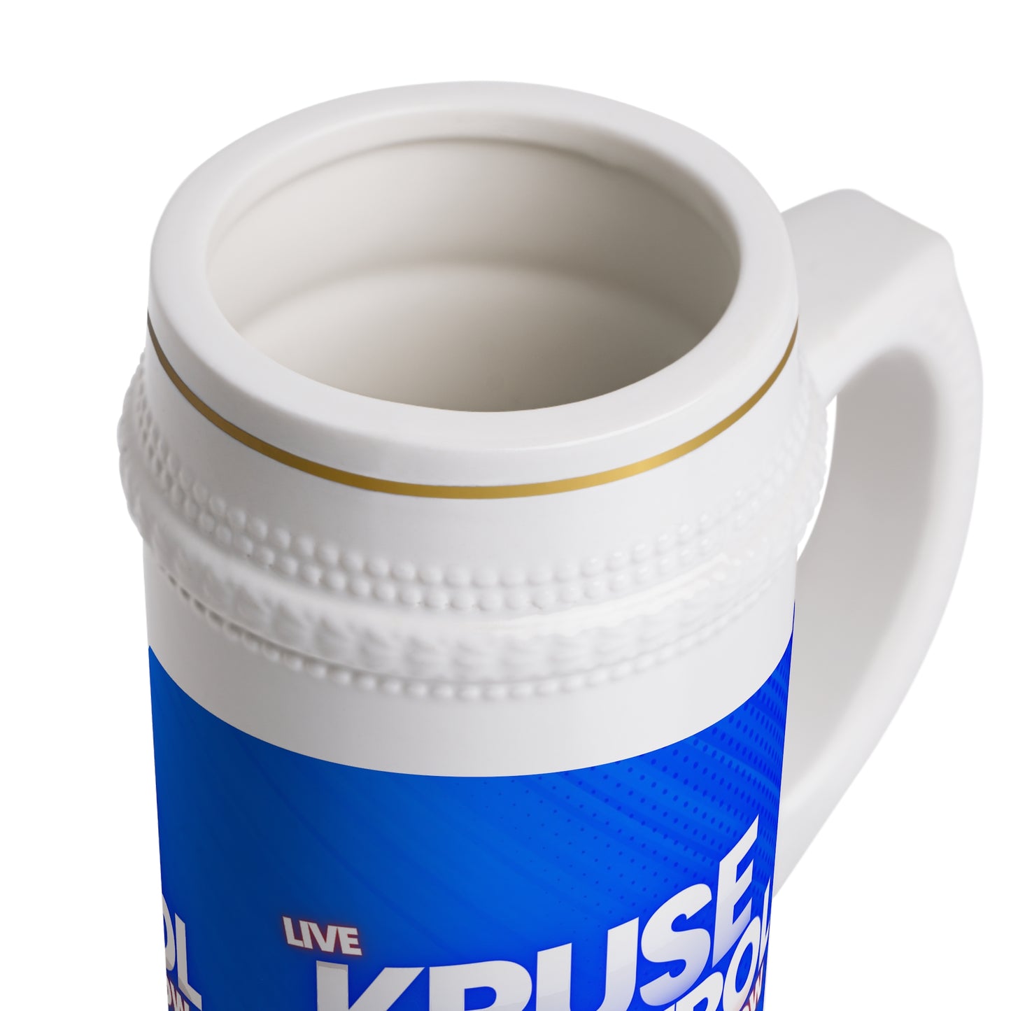 Copy of Kruse Control Show Beer Stein Mug, Custom Beer Stein, Live Show Mug, Gift for Beer Lovers, Barware Collectible