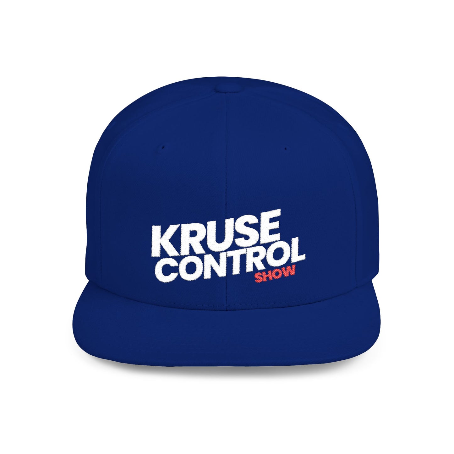 Snapback Hat — Kruse Control Show Logo Flat Bill Cap
