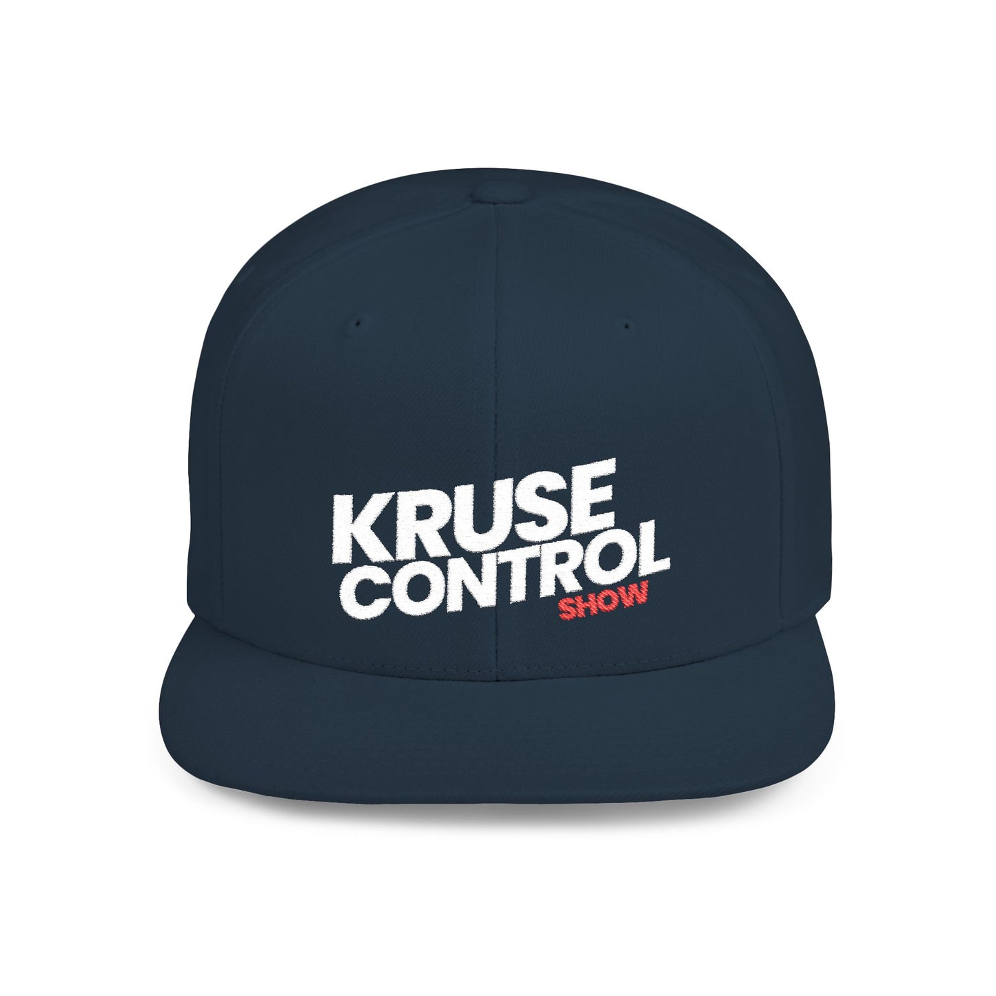 Snapback Hat — Kruse Control Show Logo Flat Bill Cap
