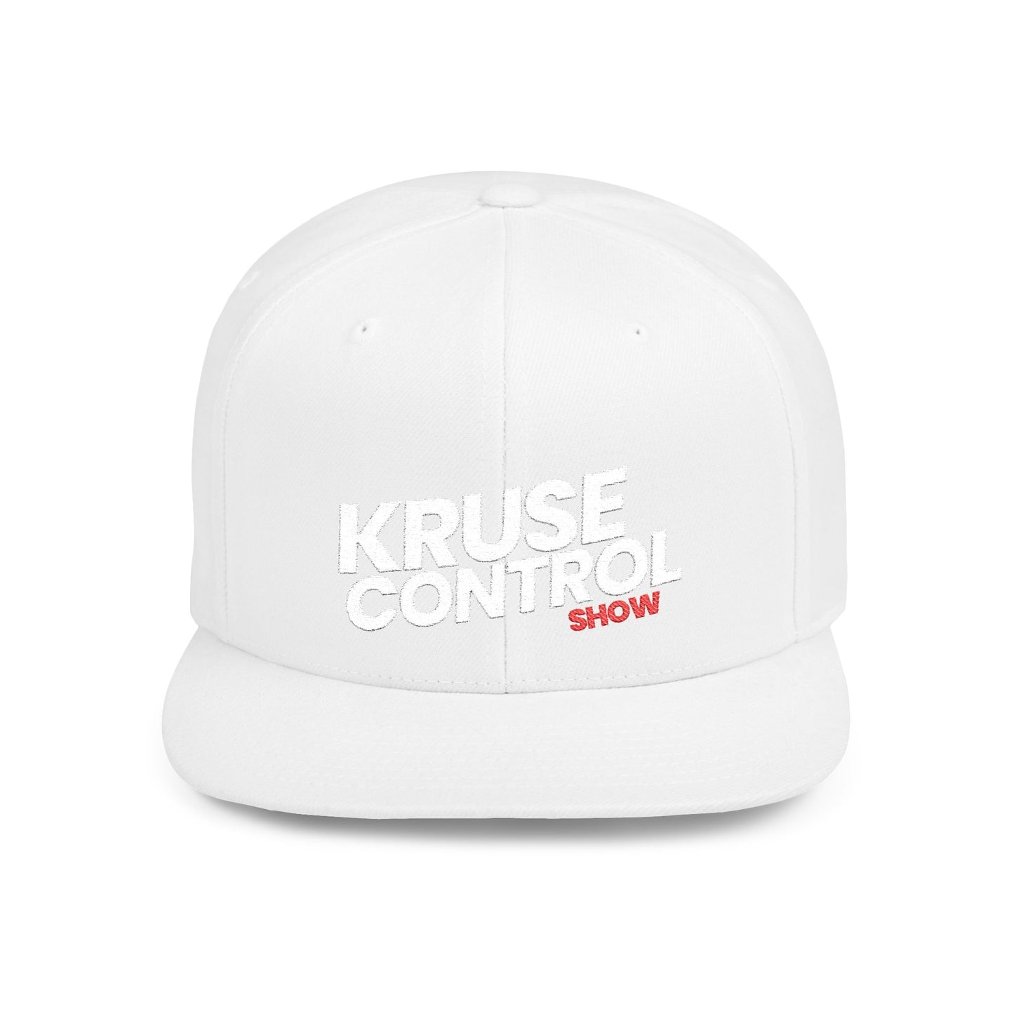 Snapback Hat — Kruse Control Show Logo Flat Bill Cap