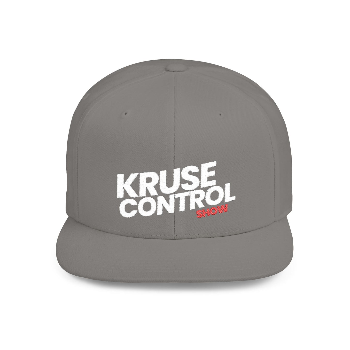 Snapback Hat — Kruse Control Show Logo Flat Bill Cap