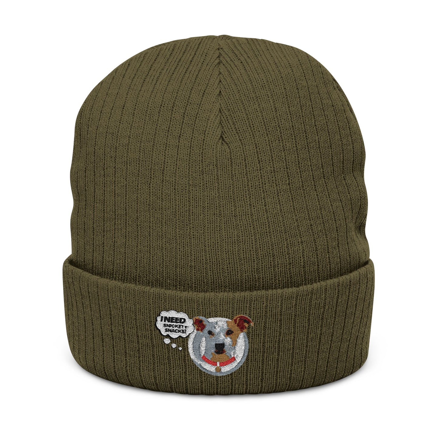 Ribbed Knit Beanie (Embroidery)