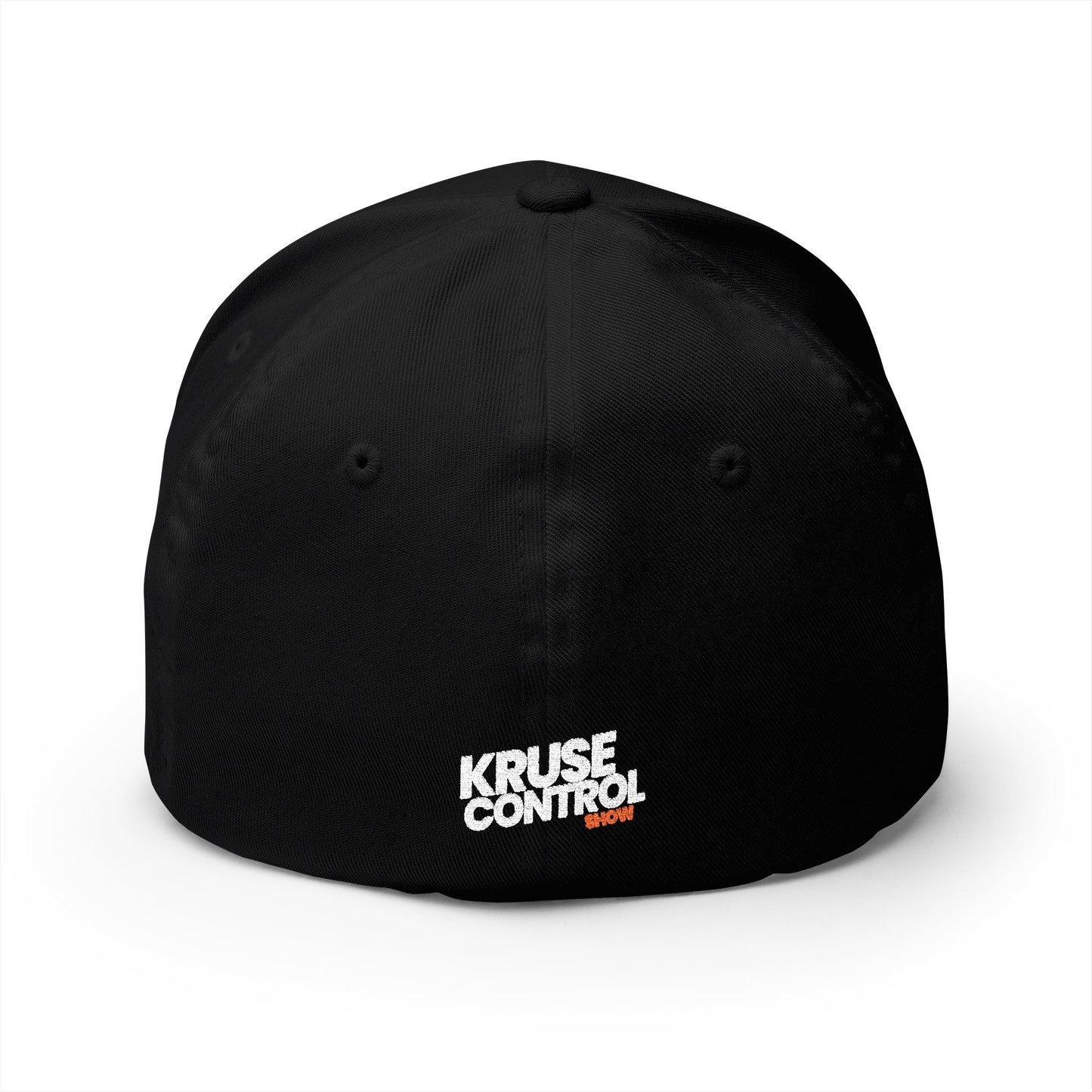 Kruse Control Embroidered Baseball Cap — White Structured Closed-Back