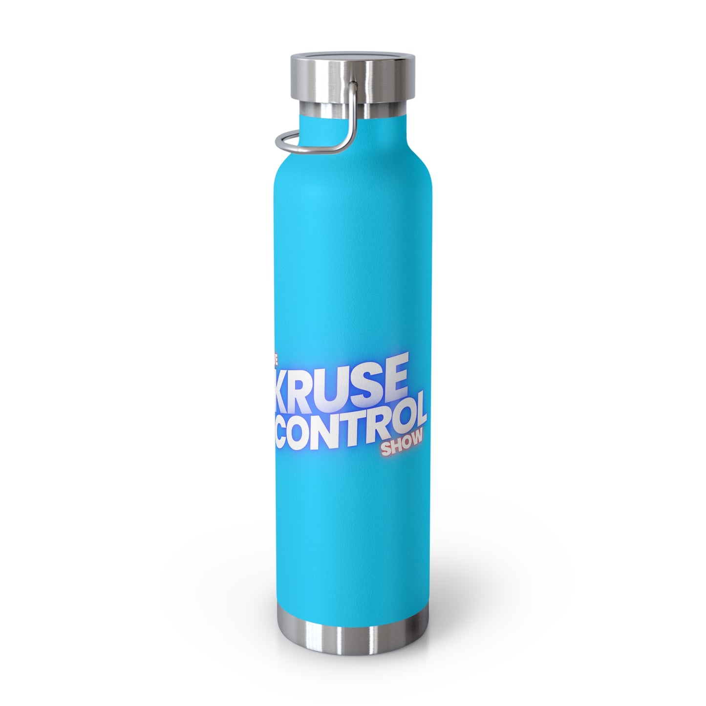 22oz Insulated Water Bottle — Cute Dog "I Need Biscuits" Design