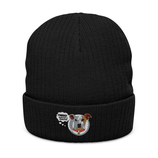 Ribbed Knit Beanie (Embroidery)