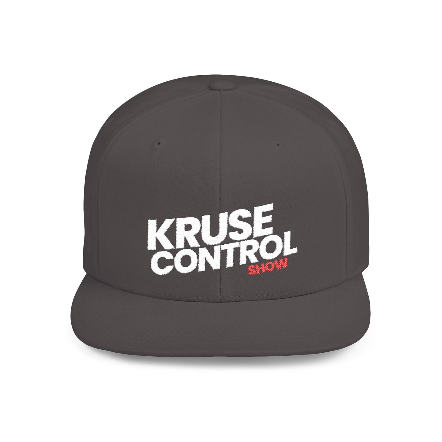 Snapback Hat — Kruse Control Show Logo Flat Bill Cap