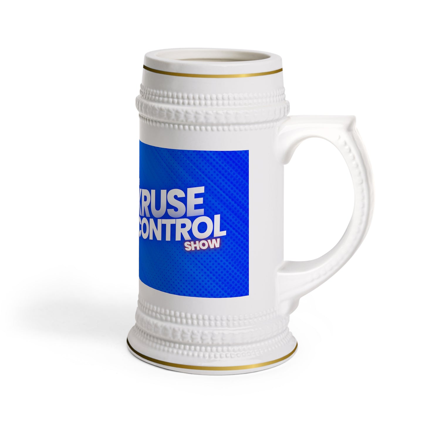 Copy of Kruse Control Show Beer Stein Mug, Custom Beer Stein, Live Show Mug, Gift for Beer Lovers, Barware Collectible
