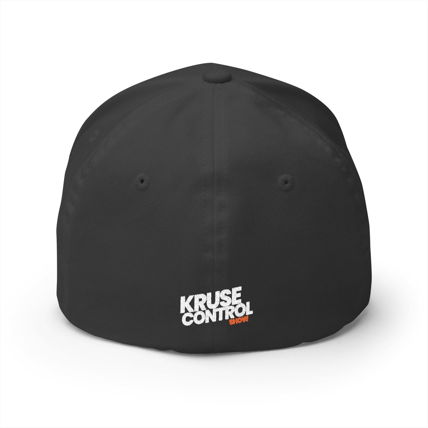 Kruse Control Embroidered Baseball Cap — White Structured Closed-Back
