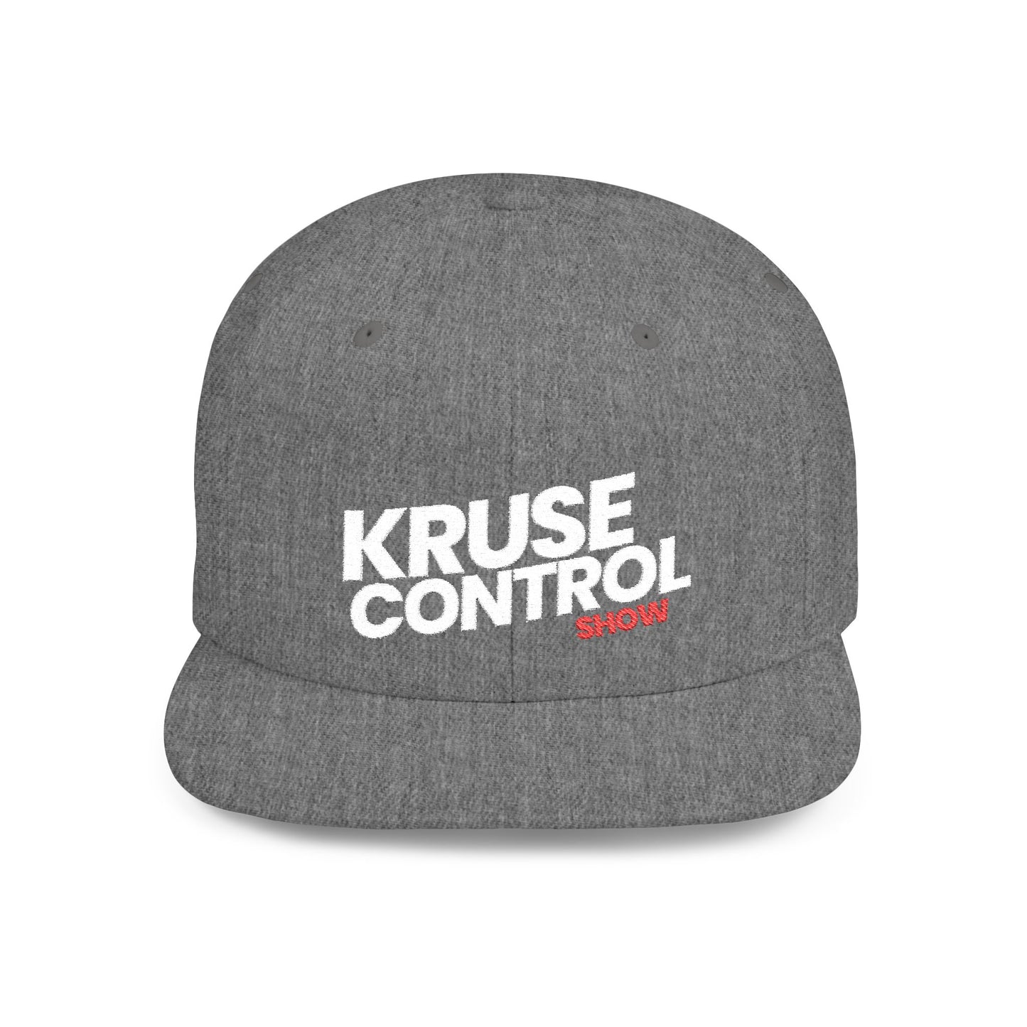 Snapback Hat — Kruse Control Show Logo Flat Bill Cap