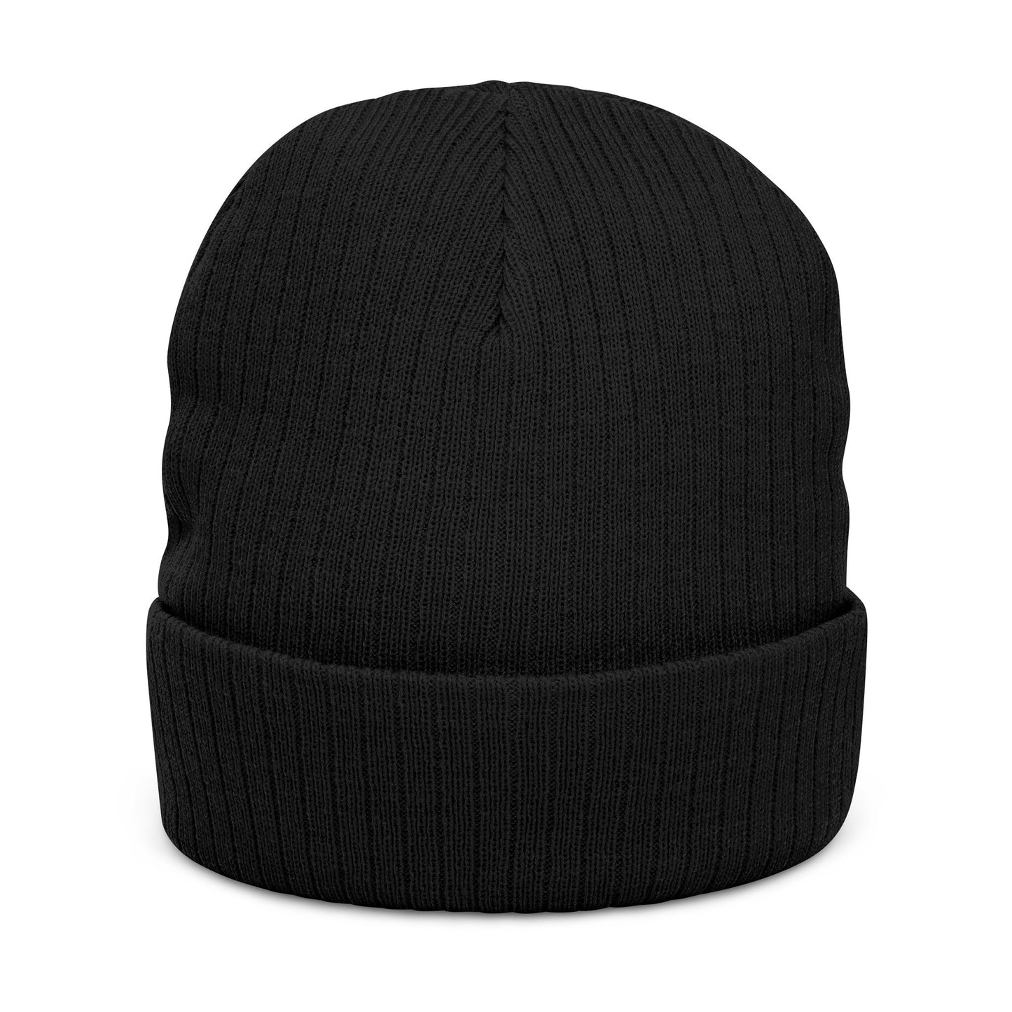 Embroidered Ribbed Beanie — 'Kruse Control' Logo Knit Hat