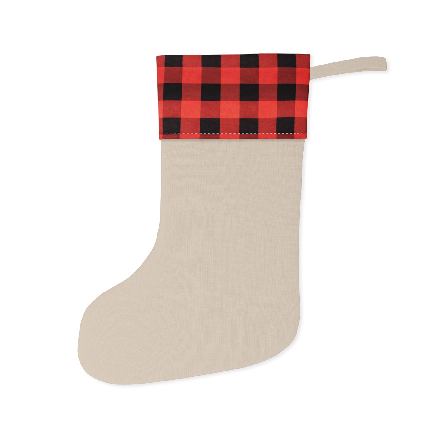 Kruse Control Show Christmas Stocking – Plaid Cuff Holiday Stocking