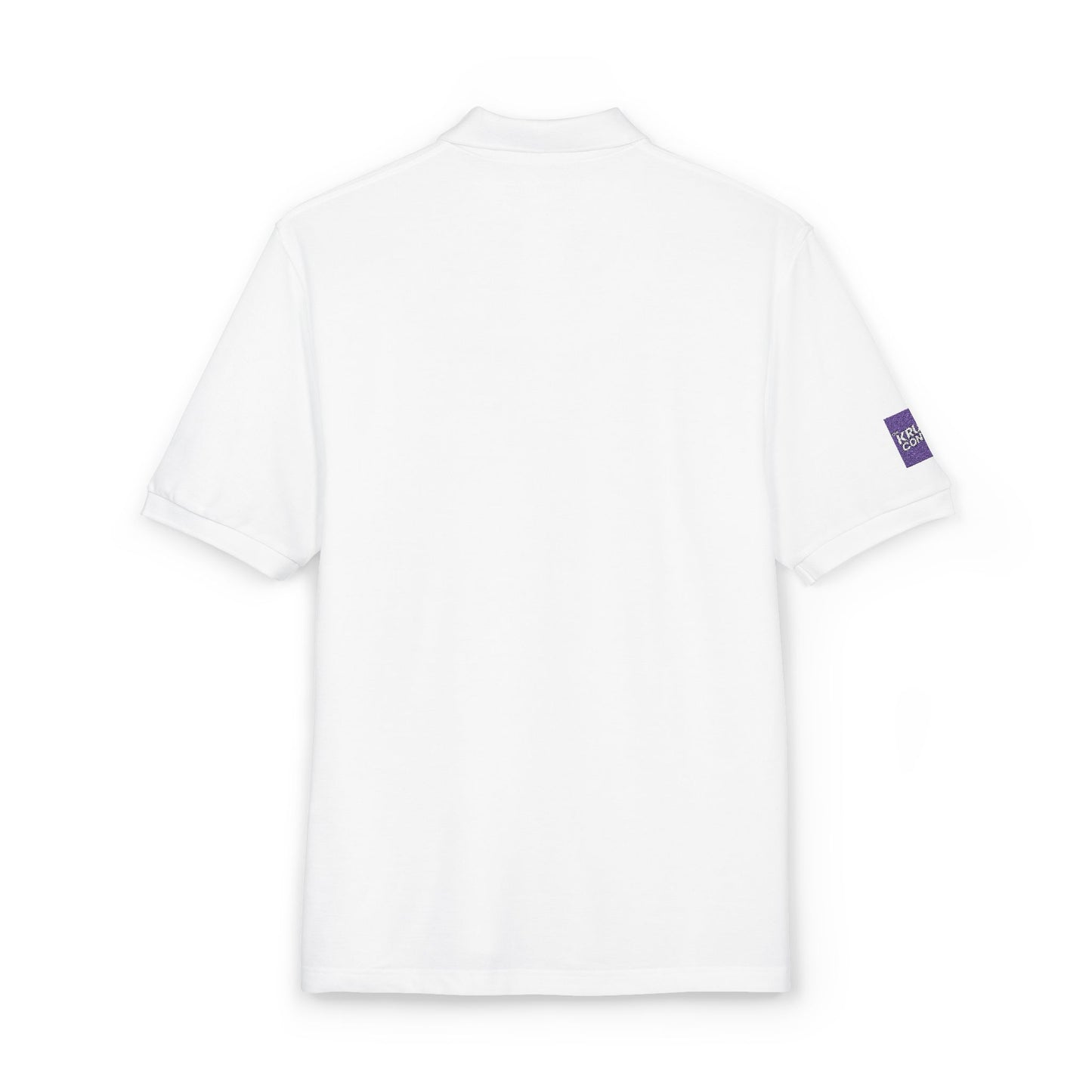 Embroidered 'Keep It Weird' Grey Polo Shirt