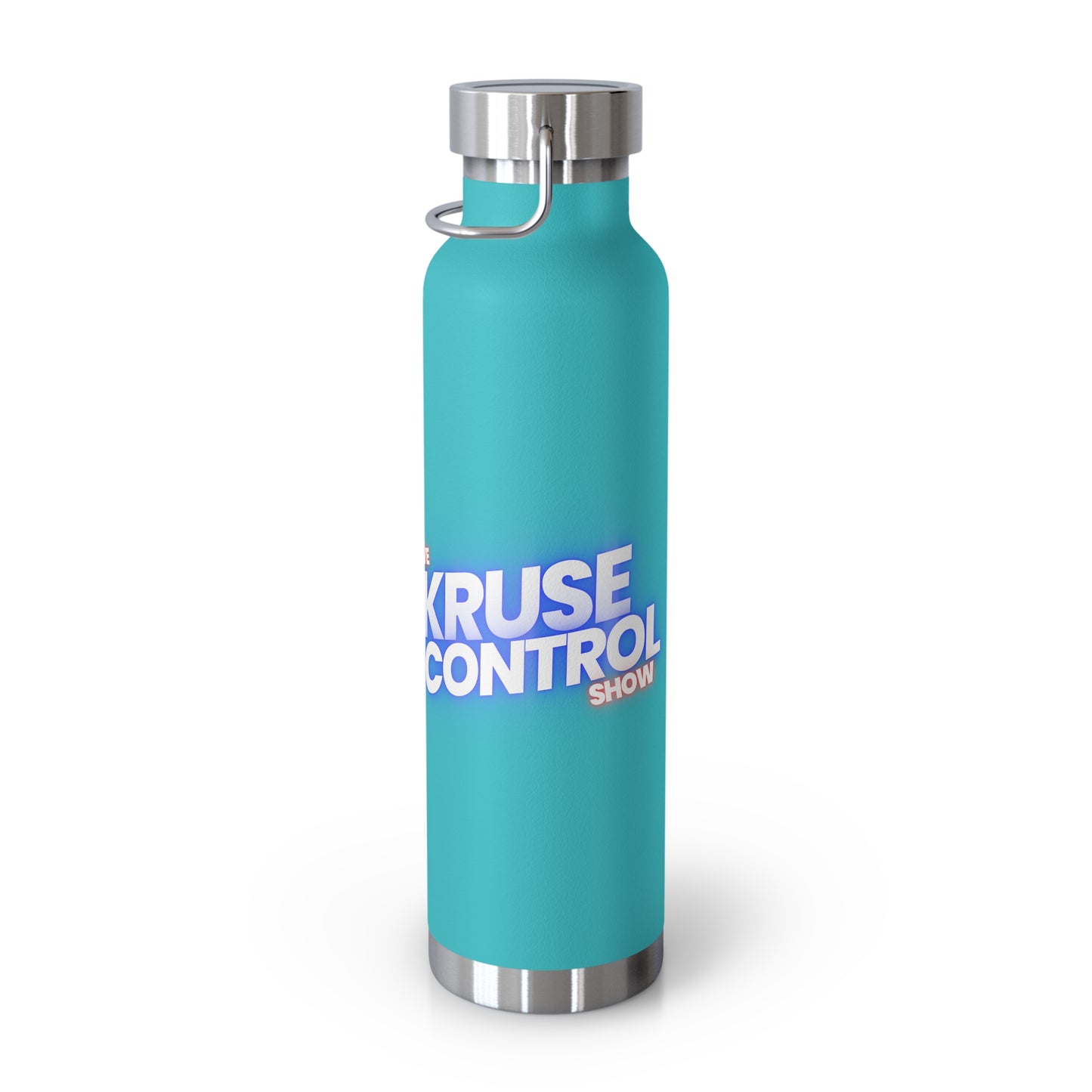 22oz Insulated Water Bottle — Cute Dog "I Need Biscuits" Design