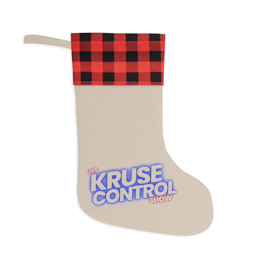 Kruse Control Show Christmas Stocking – Plaid Cuff Holiday Stocking