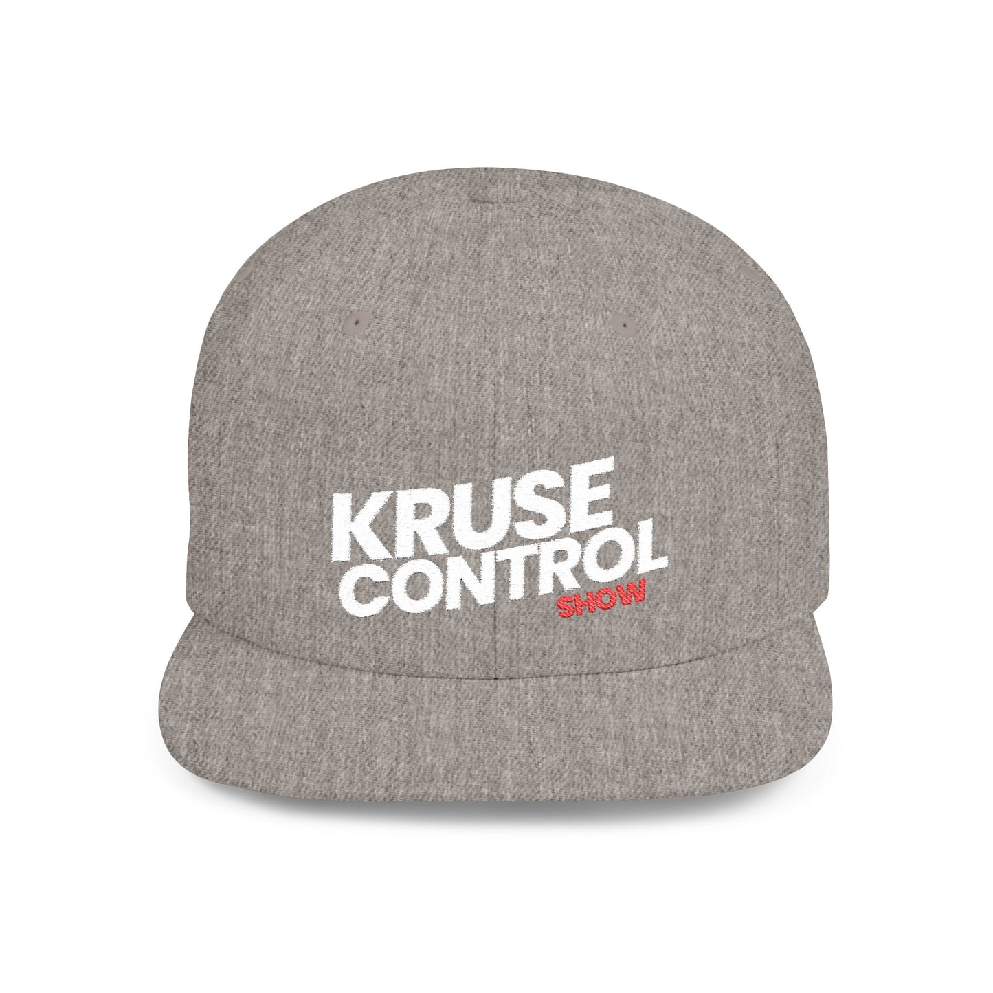 Snapback Hat — Kruse Control Show Logo Flat Bill Cap
