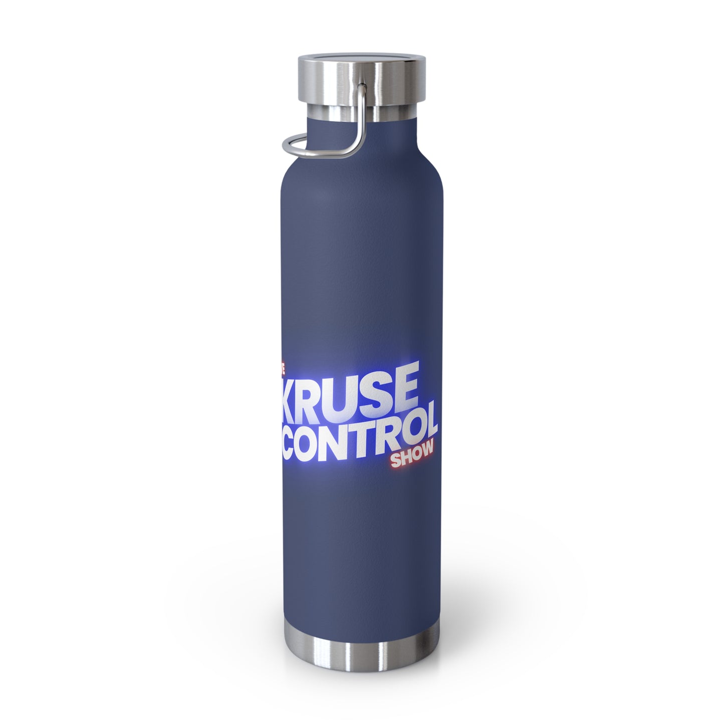 22oz Insulated Water Bottle — Cute Dog "I Need Biscuits" Design