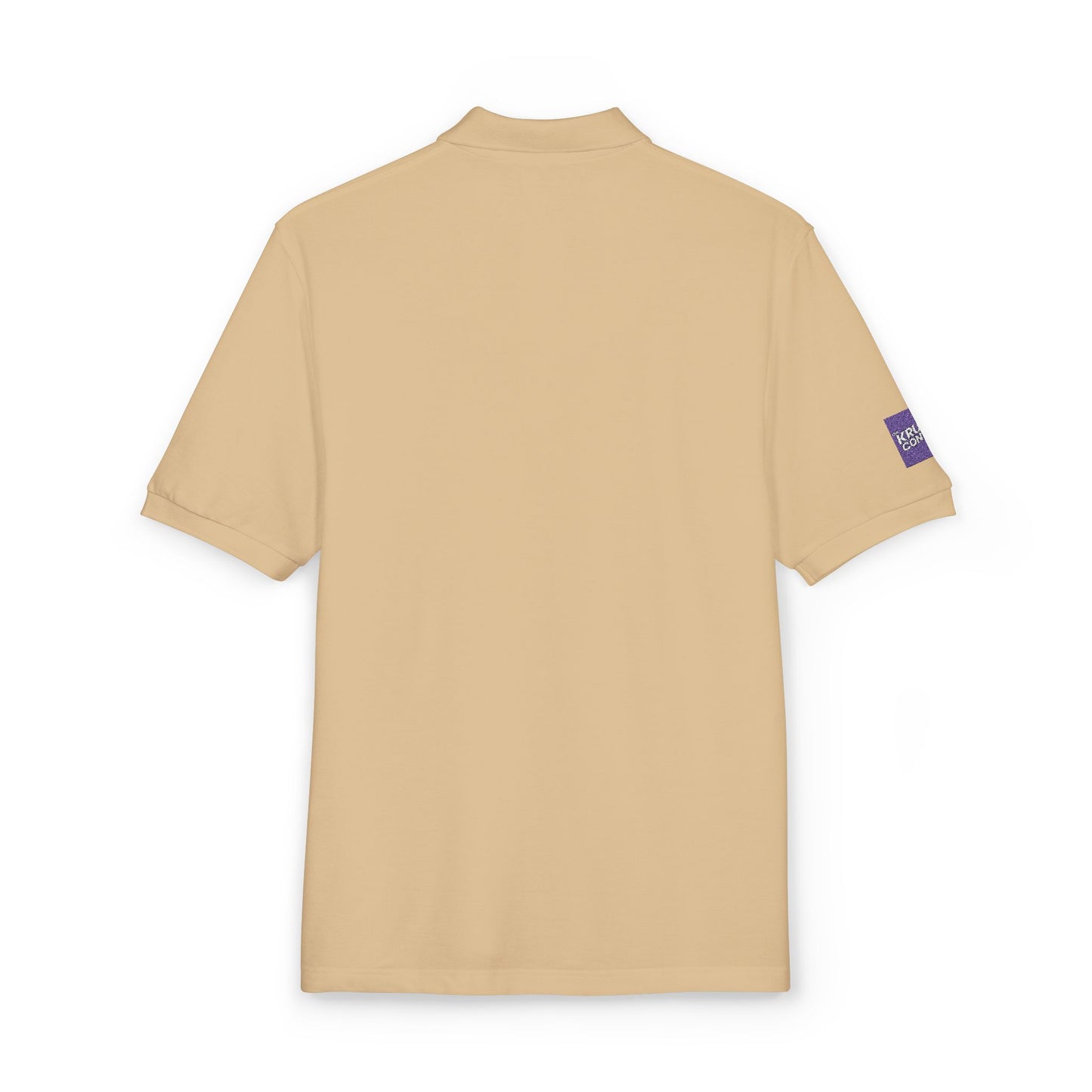 Embroidered 'Keep It Weird' Grey Polo Shirt