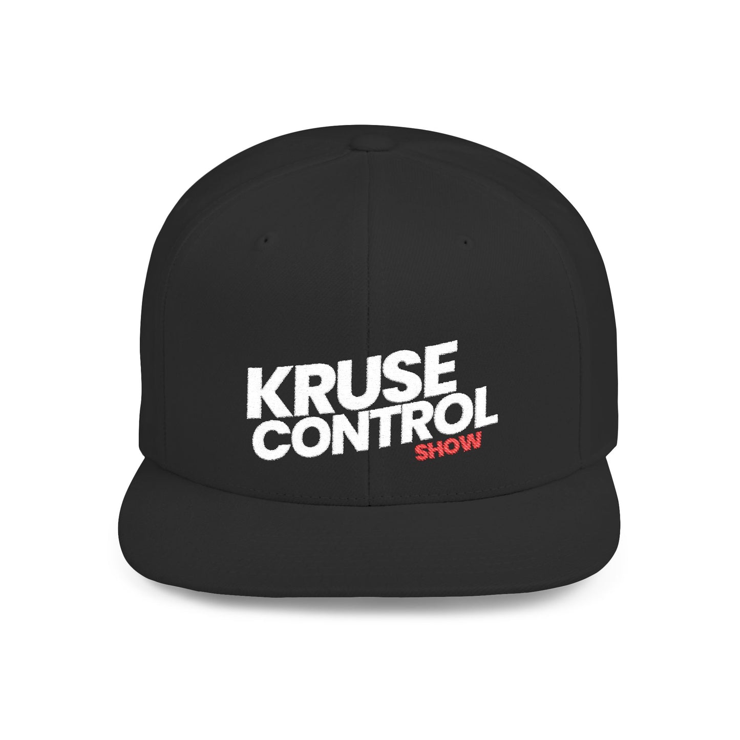 Snapback Hat — Kruse Control Show Logo Flat Bill Cap