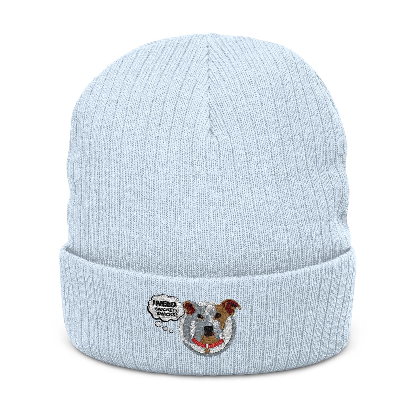 Ribbed Knit Beanie (Embroidery)